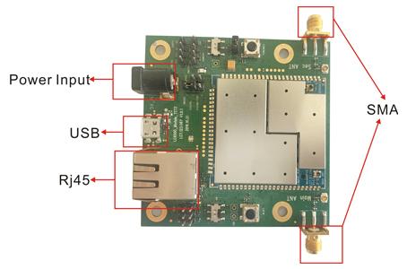 Wireless NLOS Broadband Video Data Transmitting PCB Module dengan API/AT dan Network Management Software 0