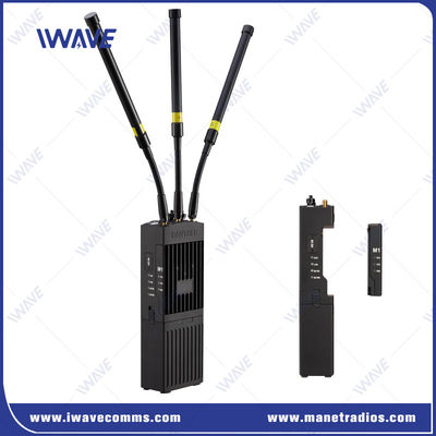 Beli NLOS 3km Cofdm Taktis 2x2 MIMO Radio Wireless HD Handheld Video Transmitter pembuatan online