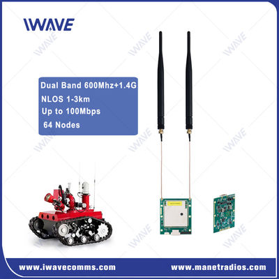 NLOS 3km HD Video dan Kontrol Data Link untuk Sistem Tak berawak