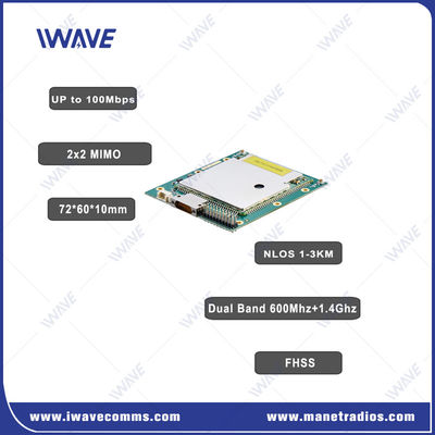100Mbps IP MESH Module MIMO Digital Data Link Untuk Video Dan Telemetry Data