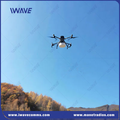 Taktis Adhoc Airborne MANET Radio Base Station Frekuensi 350-390Mhz