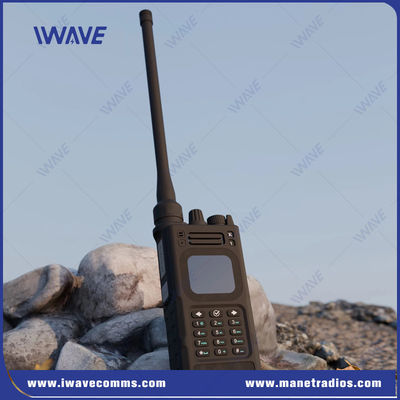 Multiple Hops Taktis MANET Radio 136MHz-174MHz Radio VHF genggam