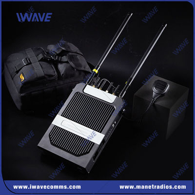 Taktis Body Worn IP Mesh Radio Mesh MANET Radio 16 simpul